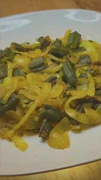 Quick Indian Okra Recipe | Lady Finger with Onion | Easy & Tasty