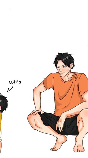 Ace x Luffy Fanart - Cute Fanart of Ace and Luffy from One Piece