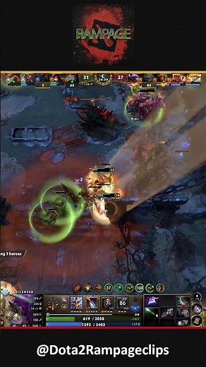 The Silent Carry: Silencer Rampage with Godlike Positioning! #dota2 #ti2025 #dota2highlights