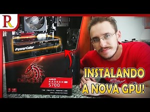 Installing the new PowerColor RX5700 on my PC! | AMD Ryzen 7 | #Pesterenan