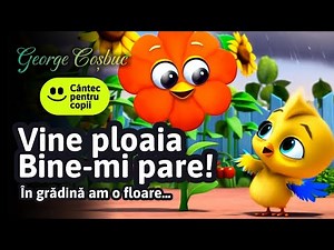Vine ploaia bine-mi pare… Cântec pentru copii | Desene Animate | Poezie educativă de George Coșbuc