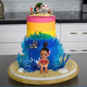 273K views · 2.3K reactions | The ocean chose us, so we made this amazing Moana cake! | MetDaan Cakes | Facebook