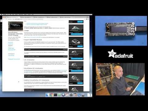MicroPython framebuf module and SSD1306 display with Tony D!