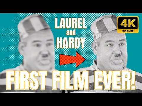 LAUREL & HARDY'S FIRST FILM - "The Second Hundred Years" (1927) - 4K RESTORATION!
