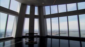 At the top of One World Trade Center