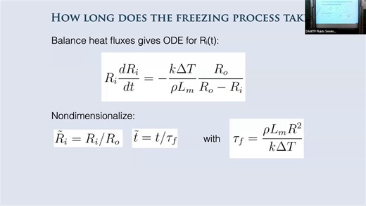Detlef Lohse的报告：Freezing of drops
