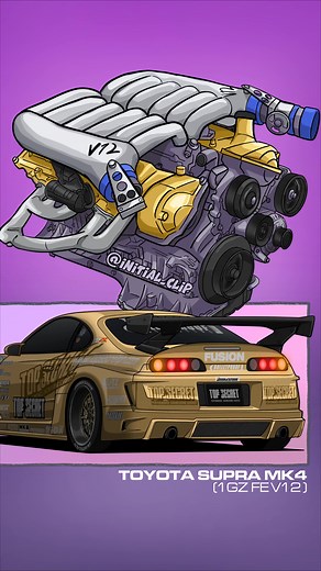 1GZ-FE V12 in a Supra... the work of a legend, Smoky Nagata. This is twelve pistons of fearless engineering Engine Animation specially made for car owner @smoky.nagata Thanks for the inspiration🔥 #topsecretjapan #topsecret #1jz #1jzgte #supra #jza80 #toyota #toyotasupra #supramk4 #engine #engineanimation #racing #performance #tuning #tuned #tuner #petrolhead #motorsport #horsepower #turbo #turbocharged #racecar #automobile #cargram #carlifestyle #carculture #carmodification #modification #jdm #