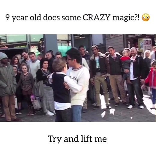 Doing magic on the street when I was 9