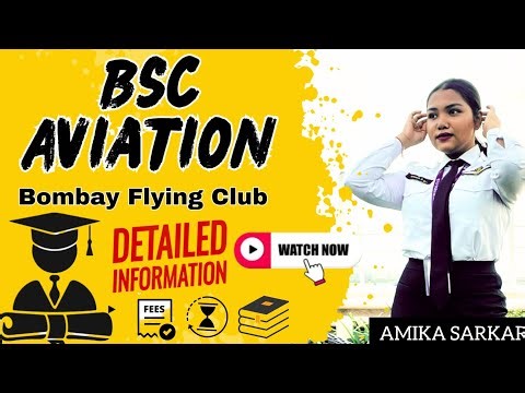 BSc AVIATION DEGREE | Bombay Flying Club| Amika Sarkar