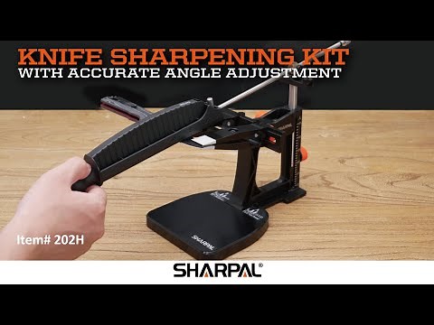 Sharpal 202H KNIFE SHARPENING KIT WITH ACCURATE ANGLE ADJUSTMENT