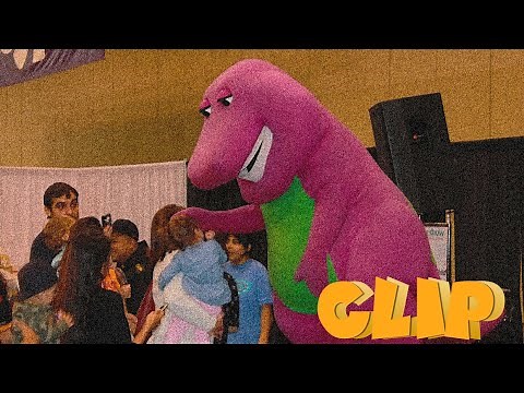 Barney appears at The BabyTime Show in Ontario!💜💚💛 | CLIP | SUBSCRIBE