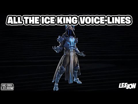 Fortnite - The Ice King | All Hero Voice-lines (STW)
