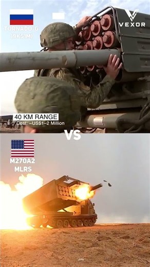 🇷🇺 Tornado-G (9K51M) vs 🇺🇸 M270A2 MLRS | Ultimate Cost Comparison 💰🚀