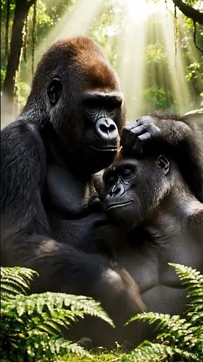 Heart of the Jungle: A Gorilla’s Love Story 🦍❤️