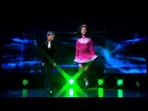 Irish dancing in the Newsnight studio