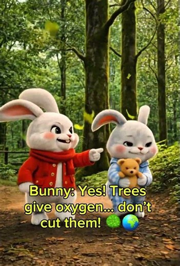VIP BUNNY Protects the Tree | Save Nature Animation