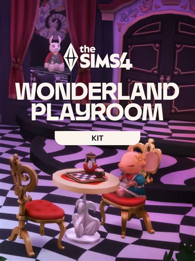 New The Sims 4 Wonderland Playroom kit! #thesims4 #sims4 #ts4 #sims #simstok