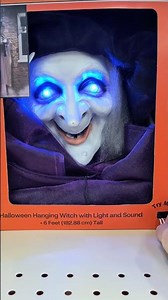 Halloween Hanging Witch 🧹 with Light and Sound!