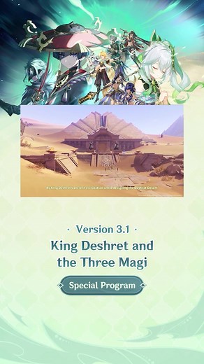 Exploring the Desert Area of Sumeru in Genshin Impact