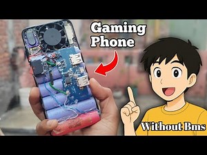 DIY modified Smartphone Without BMS with 12000mah Battery and cooling