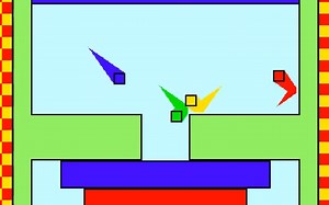 方块竞赛 消除阻碍 谁能活着到达终点？_哔哩哔哩_bilibili