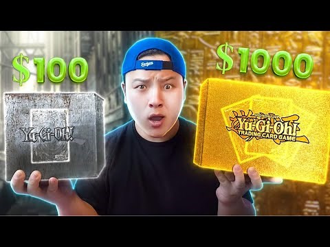 $100 Vs $1,000 Yu-Gi-Oh Card Mystery Box!