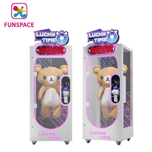 Funspace New Doll Machine Coin Operated Doll Claw Game Machine Arcade Challenge Luck 10 Seconds