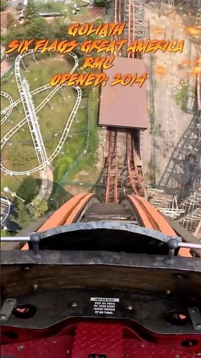 INSANE Goliath POV | Intense Hybrid Coaster Thrills at Six Flags Great America