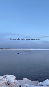 The man who walks alone is not weak. #inspirationalquotes #strongman | Blossom Heart