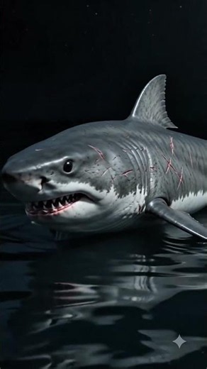 Dead Shark in the Dark Ocean | Cinematic Deep Sea Horror