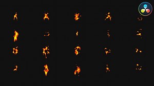 Fire Font Constructor for DaVinci Resolve