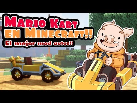 Crea tus propias carreras en Minecraft!! Automobility Mod 1.19.2