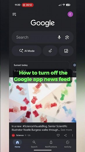 How to turn off the news feed in the Google app (fast & easy)