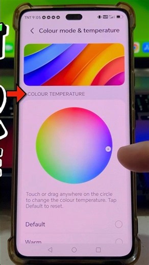 How to Set Color Temperature in HONOR Mobile Phone #shorts