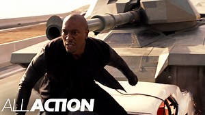 674K views · 32K reactions | With the help of Brian, Roman narrowly escapes being crushed by Owen Shaw's tank Watch the full movie here: https://www.uphe.com/movies/fast-furious-6 | All Action | Facebook