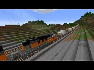 Minecraft Create Red Oak Train Crash