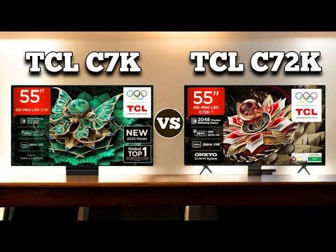 TCL C7K vs TCL C72K | Best QLED TV Comparison 2025 🔥 | Which One Should You Buy?