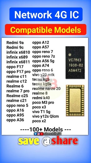 @sb_mobile_01 on Instagram: "Universal network ic supported models list Universal power ic compatible models list Save it for later follow me for more information on #mobiletecnician #mpbilellegendstürkiye #mobile #mobilerepairing #repair mobiletechnology mobilerepairingcourse mobipeople tranding viral Microscope Emmmc Cpu Tips Tutorial Programming Ufs Master Cpumaster Emmcmaster Xplore tranding Viral Repairing Scamatic Diagram Course Supported Models Battery Curve Temprared Glass"