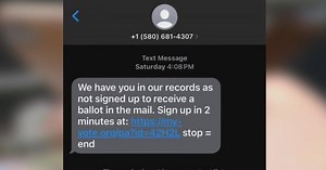 How to tell if a political text message is a scam