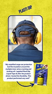 Protect and repair with Plasti Dip Liquid Tape! 🎧✨ Get durable, flexible protection for all your gear. | Plasti Dip