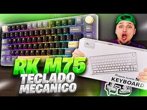 MECHANICAL GAMING KEYBOARD (QUALITY - PRICE) ✅RK M75 - Royal Klaudge