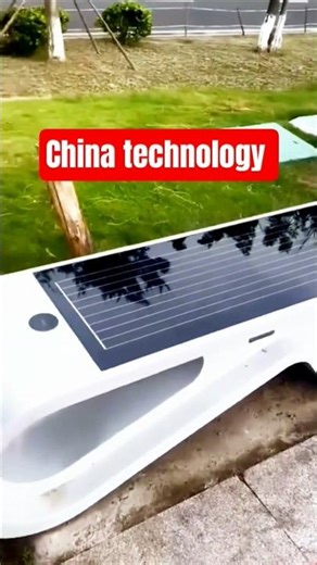 ChinaTech: This Charging Panel in China Is on Another Level! ⚡ #chinatech #futuretech #short #viral