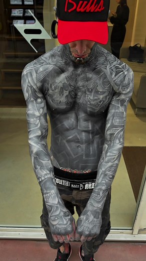 Amazing Black and White Tattoo Art