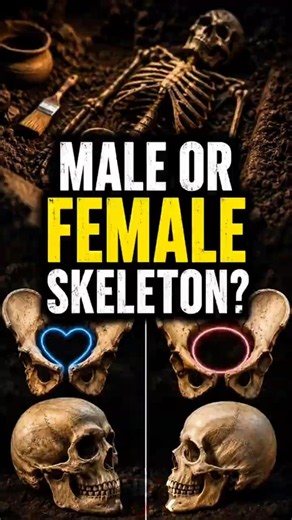 Kankal Dekh Kar Male Ya Female Kaise Pehchane? | Forensic Science 3D #animation