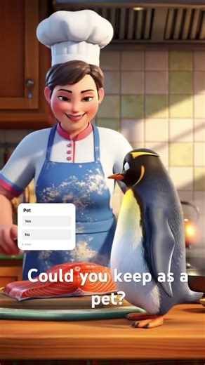 Could you keep penguin as a Pet?#reels #relatable #movie #animation #funny