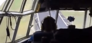 Watch a C-130 pilot's terrifying view of a combat landing