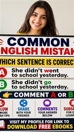 common English mistake #viral #english