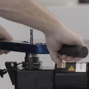 Scott grinds a custom compression router bit in the Walter Helitronic Vision 400L, builds the tool in our Haimer tool room, then tests it out in the Doosan DEM 4000 | Titans of CNC Machining