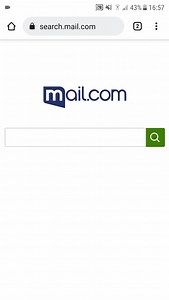 Add mail.com Search shortcut to home screen on Android devices