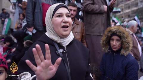 Syrians in Aleppo celebrate freedom but face billions in reconstruction costs